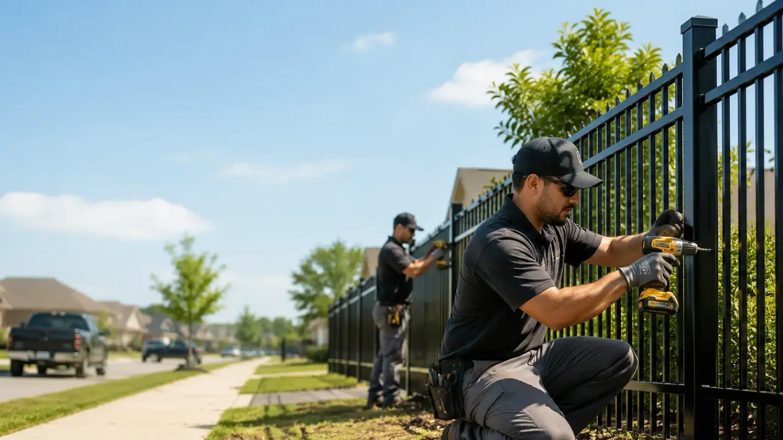 Metal Fence Installation in Simms, TX